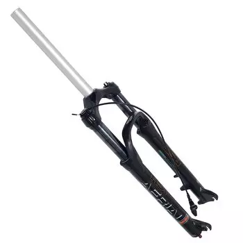 Вилка велосипедная RST AERIAL 27.5 RL-R, ход 100 мм, шток 28.6X 260 мм, безрезьбовая, чёрная, AERIAL 27.5 RL-R