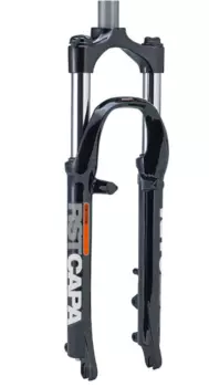 Вилка велосипедная RST Capa MLC, для 27,5”, ход 80 мм, под дисковый тормоз, черный, CAPA 27,5-80