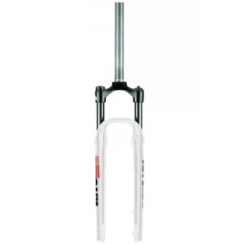 Вилка велосипедная RST CAPA Т амортизационная, 29"х28,6, белая, 1-0391