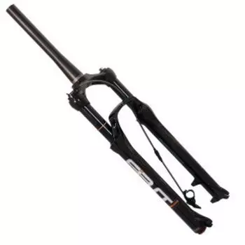 Вилка велосипедная RST F1 29 AIR TRL, 1-1/8, ход 100 мм, шток конический 260 мм, чёрная, F1 29 AIR TRL