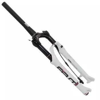 Вилка велосипедная RST F1 29 AIR TRL, 1-1/8, ход 100 мм, шток конический 260 мм, белая, F1 29 AIR TRL