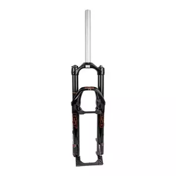 Вилка велосипедная RST F1RST AIR30, 26"х 28,6, воздушно-масляная, 100мм, V+D, черная, 1-0090