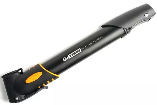 Насос велосипедный AUTHOR AAP TWIN 2, алюминий, с 2-мя головками, Т-ручка, 8-18101032