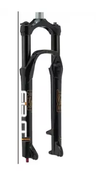 Вилка велосипедная с амортизацией RST 27,5"х28,6 воздушная, гидравлика, дистанционный блок, 100мм, шток 260мм, 5-395681