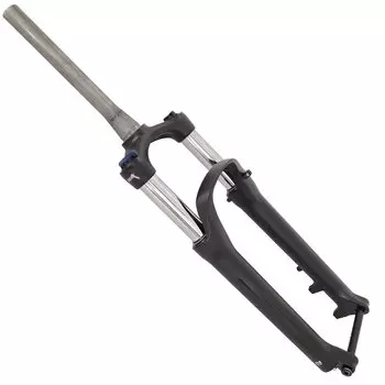 Вилка велосипедная SR SUNTOUR, 27,5", шток конический 1-1/8'-1.5'', T120, матовая чёрная, XCM34