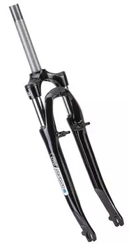 Вилка велосипедная SR Suntour SF-CR8V-P, 26", 1-1/8"x214мм, резьбовая, под V-brake,алюминий, черная, 110045