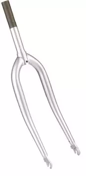 Вилка велосипедная Stels, 26", сталь, 1", резьбовая, серый, ST (110248)