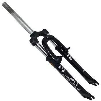 Вилка велосипедная TBS 26", шток 25,4 мм, ID:22.2, L:200, амортизационная, с резьбой, черный, ME-Z327ESV-26--AL