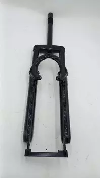 Вилка велосипедная VENTURA, 26"х1 1/8", шток 240/85 мм, пружинно-эластомерная, 40мм, 5-396013 _УЦЕНКА