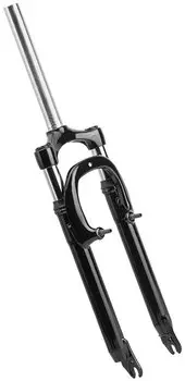 Вилка велосипедная ZOOM XDS-3868V, 20", 1-1/8"x137мм, резьбовая, V-brake, сталь, для Pilot 230, чёрный, ST (110204)