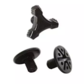 Винты крепления козырька Fox V1/V2 Youth V1/V3/Rampage Comp Visor Kit, Black, 05782-001-NS