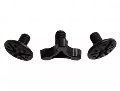 Винты крепления козырька Fox V4/V3/Rampage Pro Carbon Visor Kit, Black, 12561-001-NS