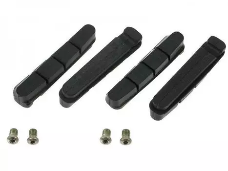 Вкладыши тормозные колодки Shimano, шоссейные, R55C+1мм, 2 пары, для DA, Ultegra, 105 Y8FA98132