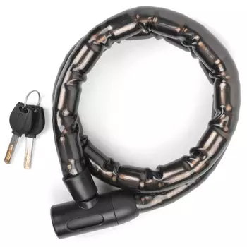 Влозамок VINCA SPORT 22*1000мм, черный тросик, VS 8513 polybag