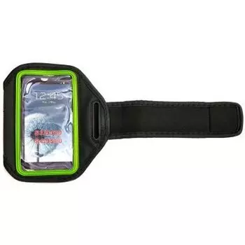 Водозащитный держатель-чехол Vinca на руку для Galaxy S4, i9500, чёрный с зелёным, AM 03 black/green