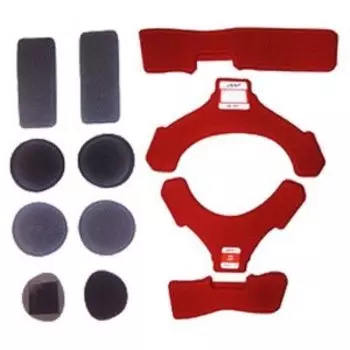 Вставки мягкие наколенников POD K4, Red, OS-Right, 2024, KP441-066-OS