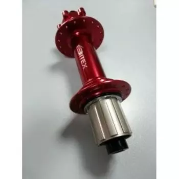 Втулка велосипедная Bitex, задняя, под кассету, FB-MTR12-197Red_ShimST