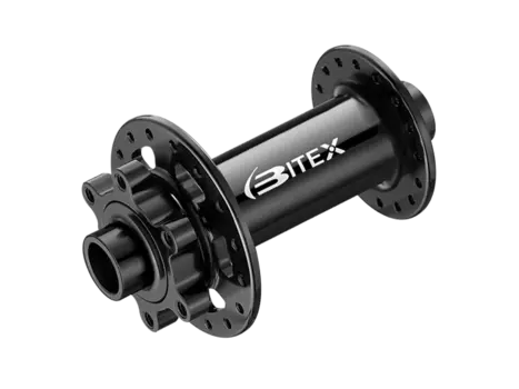 Втулка Bitex, для GRAVEL, передняя, под эксцентриковый зажим M9, ширина 100мм, 24 спицы, 6 болтов, BX201FG24H-M9-100BK