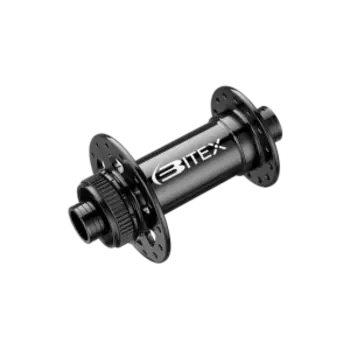 Втулка Bitex для GRAVEL, передняя, под ось 12x100 мм, 24 спицы, CenterLock, BX106F24H-12-100BK