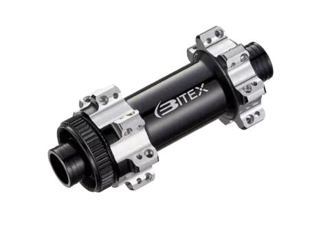 Втулка Bitex, для MTB BOOST, передняя, под ось 15x110 мм, 28 спиц, CenterLock, черный, BX405F28H-15-110BK