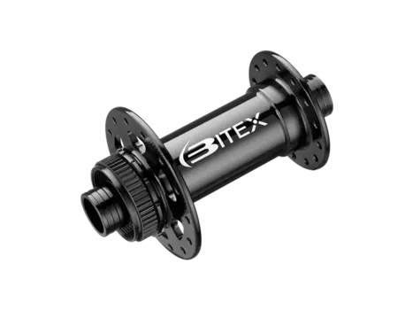 Втулка Bitex для MTB BOOST, передняя, под ось 15x110 мм, 32 спицы, CenterLock, черная, BX212F32H-15-110BK