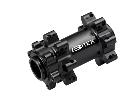 Втулка Bitex, для MTB, передняя, под эксцентриковый зажим M9, ширина 100мм, 32 спицы, 6 болтов, BX401F32H-M9-100BK