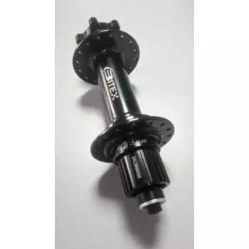 Втулка Bitex ширина 135 мм, для MTB, со стальным барабаном Shimano Micro Spline 12s, задняя, MTR12-32H-M10-135ST_STMS