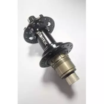 Втулка Bitex, задняя, SRAM XD, под сквозную ось 12мм, ширина 148мм, 32 спицы, чёрная, BX211R32H-12-148STBK_SRXD