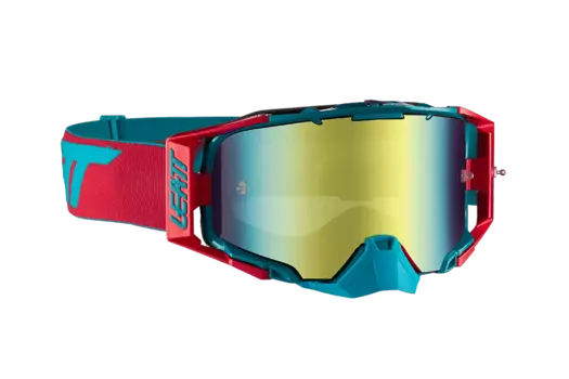 Маска велосипедная Leatt Velocity 6.5 Iriz Red/Teal Bronz, 8019100012