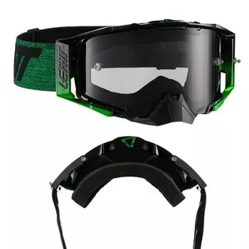 Маска велосипедная Leatt Velocity 6.5 Black/Green Smoke, 8019100032