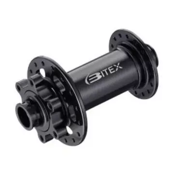 Втулка передняя Bitex BOOST для MTB, под сквозную ось 15 мм, ширина 110 мм, дисковый тормоз, BX211F28H-15-110