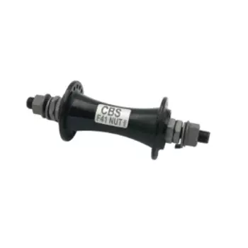 Велосипедная втулка CBS 41 NUT, передняя, 36H, чёрный, промподшипник, гайка, CBSFB20136