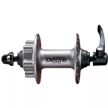 Велосипедная втулка Shimano DEORE EHBM525AASS, передняя, 36 отверстий, под дисковый тормоз, 2-988-1