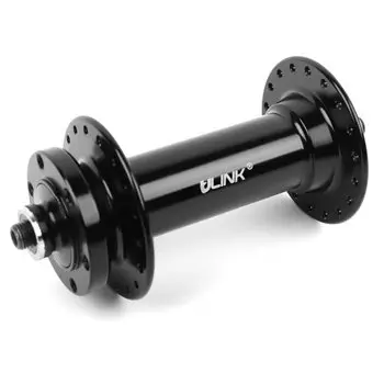 Втулка передняя Vinca Sport, алюминиевая, 3/8*14G*36H*135*145, на пром подшипниках, черная, GB 54F QS black 36H