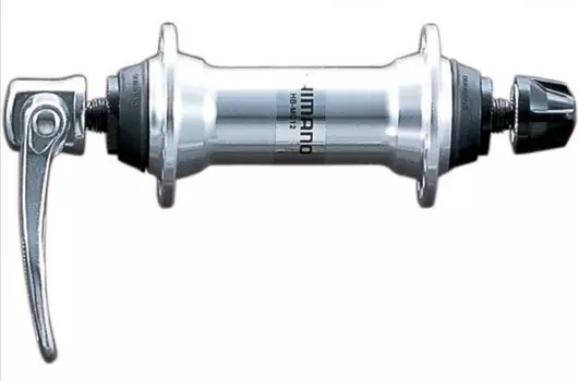 Втулка SHIMANO AHBMC12PB перед. ALIVIO алюм. 32отв. с эксц. серебр., 5-5821614
