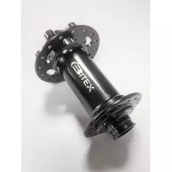 Втулка велосипедная Bitex BX211F15-110 BOOST, MTB, передняя, под ось 15 мм, ширина 110 мм, чёрный, BX211F15-110BK