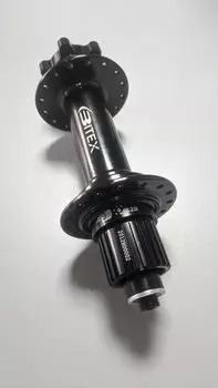 Втулка велосипедная Bitex BX211R-M10-141, задняя, BX211R-M10-141BK_ShimMS