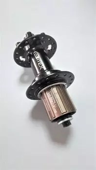 Втулка велосипедная Bitex, задняя, MTR12-M10-135BK_ShimAL