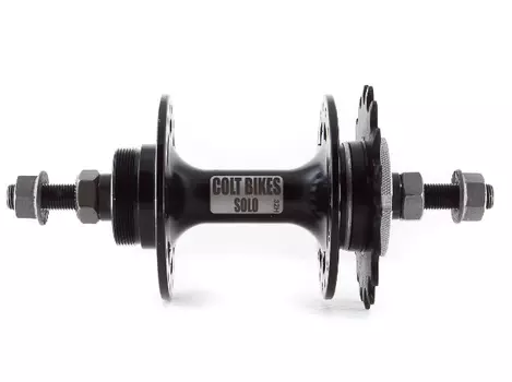 Втулка велосипедная ColtBikes SOLO, задняя, под кассету, 32H, чёрный, CBHRB26632