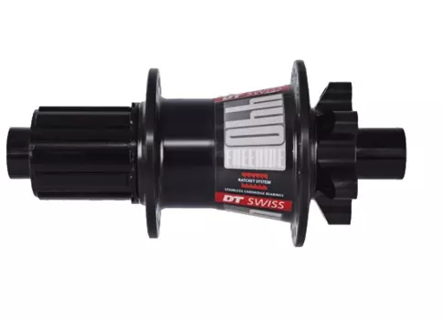 Втулка велосипедная DT Swiss RW 440, задняя, под кассету, 32Н, ось12х150 мм, черный, DT RW 440 Disc32h12x150