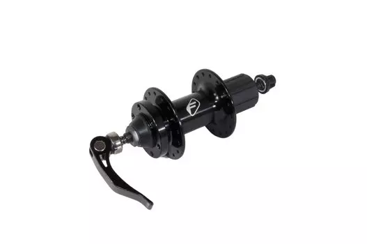 Втулка велосипедная FORMULA MTB DISC, задняя, алюминиевая, под Disk, эксцентрик, ось 135x145мм, черная, DC-22