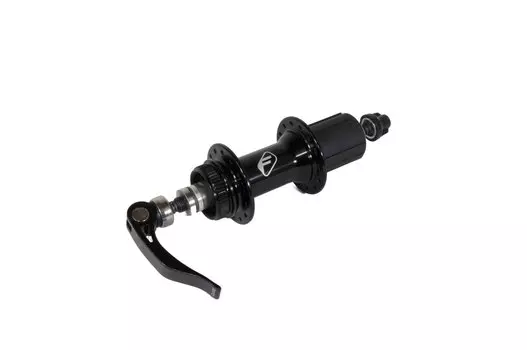 Втулка велосипедная FORMULA ROAD DISC, задняя, алюминиевая, под CENTER LOCK, эксцентрик, промподшипники, черная, CL-26