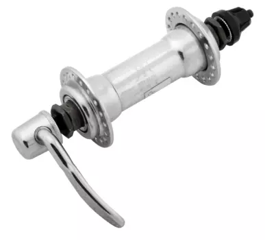 Втулка велосипедная JOY TECH JY-431, передняя, 36Н, на эксцентрик, сталь, хромированная, 130029