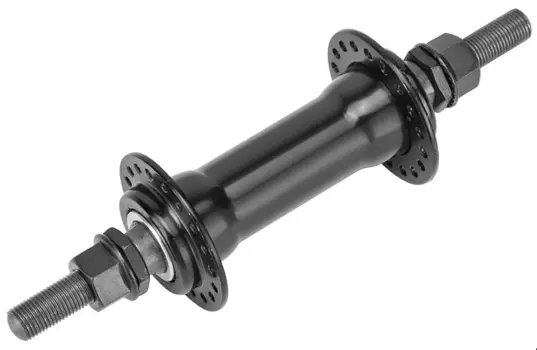 Втулка велосипедная JOY TECH JY-433, передняя, 32H, ось 3/8"x100x165 мм, сталь, чёрный, 130219