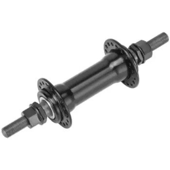 Втулка велосипедная JOY TECH JY-433, передняя, 36H, ось 3/8"x100x16 5мм, сталь, чёрный, 130218