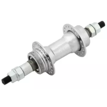 Втулка велосипедная JOY TECH JY-434, задняя, 36H, под гайки, под трещотку, 5-7скоростей, сталь, хромированная, 130042