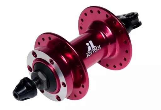 Втулка велосипедная JOY TECH JYC045-SJQA006, передняя, 36 отверстий, под диск, эксцентрик, красный, 5-326404