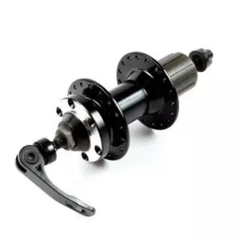 Втулка велосипедная M-Wave, задняя, 36отв. на 2-х промподшип. с пыльником, 135мм, алюминиевая, черная, 00-170047