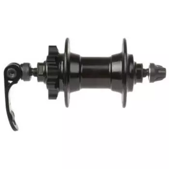 Втулка велосипедная Novatec, передняя, алюминий, 32 отверстия, 100 mm, под дисковый тормоз, черный, 324920