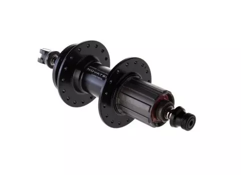 Втулка велосипедная NOVATEC SL-ELITE, MTB, задняя, под Disk, под кассету, эксцентрик, 36 H, чёрный, D472TSBT-B5-10S